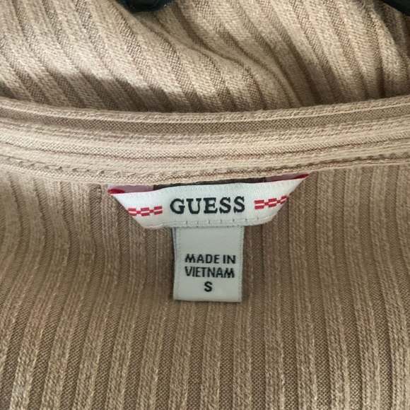 New Guess Raylynn Henley Ribbed Dress - Picture 7 of 9